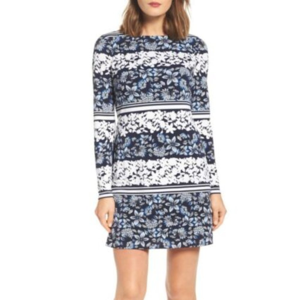 Eliza J | MOSS Crepe Floral Shift Dress